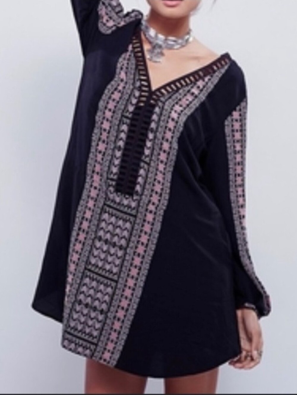 Free People Melrose Print Tunic Xs NWOT
